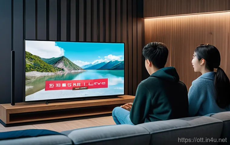 OTT 플랫폼 트렌드 - A vibrant montage showing diverse individuals from various countries (e.g., a person in a bustling A...